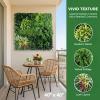 Artificial Grass Wall Panels, 40"x40" Greenery Wall Boxwood Panels, UV-Anti view 2