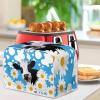 AFPANQZ Cow with Daisy Toaster Covers Universal 2 Slice Toaster Oven Cover Protection Dustproof Stain Resistant Covers for Standard Toaster Washable Covers view 3