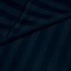400 Thread Count Luxury California King Size, Egyptian Cotton 1 Pc Fitted Sheet 100% Egyptian Cotton Premium Long Staple Fits 16 Inch Deep Pocket Color Navy Blue Stripe Pattern view 2