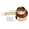 BestAlice 8Pcs Measuring Spoons, Stainless Steel Measuring Spoons Set, Small Tablespoon Measure Spoon with Handle, Measuring Cup Spoon Set with Scales Home Kitchen Baking Accessory(Gold) view 3