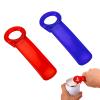 2pcs Jar Keys, Jar Opener Jar Grippers Can Lid Opener Jar Lid Gripper Jar Opener Tool, Open Jar Tool for Elderly Children Women Weak Hands (Blue, Red) view 1