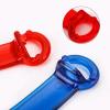 2pcs Jar Keys, Jar Opener Jar Grippers Can Lid Opener Jar Lid Gripper Jar Opener Tool, Open Jar Tool for Elderly Children Women Weak Hands (Blue, Red) view 3