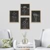 SIGNWIN Adhesive Canvas Poster Wildflower Floral Botanical Retro Minimalist for Living Room, Bedroom, Office - 8"x10"x 4 view 2