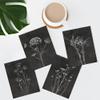 SIGNWIN Adhesive Canvas Poster Wildflower Floral Botanical Retro Minimalist for Living Room, Bedroom, Office - 8"x10"x 4 view 3