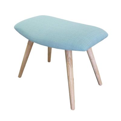 BABYCE Ottoman Stool Shoe Bench Upholstered Dressing Table Footrest Change Shoe Footrest for Living Room Bedroom Vintage Stool, 58X26X46cm for Bedroom Corridor (Color : Blue, Size : 58X26X46cm)