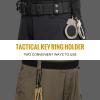 VISMIX Nylon Duty Belt 2" Hook Lining Outer Belt with Loop Inner, Duty Belt with Key Holder and Keepers view 4