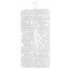 Miskall Dual-Sided Jewelry Hanging Bag Organizer - Hanging Earring Organizer for Closet, Necklace Holder, 72 Grids view 1