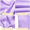 100 PCS Satin Chair Sashes Decorative Bow Chair Sashes Ties Back Ribbon Bows Chair Cover Band for Wedding Party Ceremony Reception Events Banquet Home Kitchen Chair Cover Decor(7x108inch,Lavender) view 4