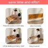 AKOGG Wall Mounted Folding Table for Laundry Room, Wall Mounted Fold Down Desk for Small Saving Spaces, Kids Floating Desk for Dining, Room, Kitchen, Dinner, Bar (Size : 180 * 45cm(71 * 18in)) view 3