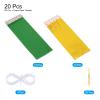 MECCANIXITY 20Pcs Gold,Dark Green Tassel Garland Banner with Rope Tissue Paper Tassels Party DIY Kits for Anniversary Wedding Birthday Party view 3