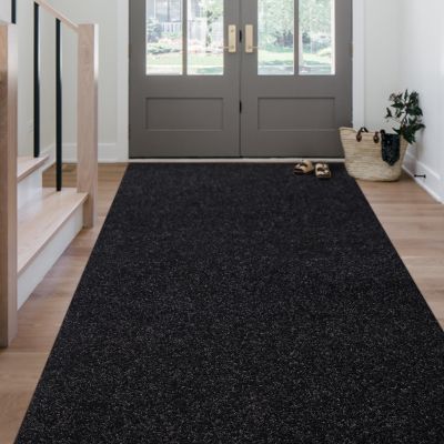 Morefany Outdoor/Indoor 3ft x 12ft Runner Rug, Hallway Custom Sizes Non-Slip Rubber Backing Area Runner Rugs Waterproof Carpet Rugs for Kitchen Entryway Balcony Garage Stair Laundry