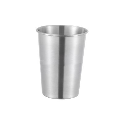 RILOOP Stainless steel cup, convenient cold drink cup, single-layer rolled beer glass 201Material(Gold)