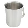 1500ml Measuring Cup, Stainless Steel Measuring Cup with Clear Scale, Metal Liquid Measuring Cup, Reusable Measuring Jug with Handle, Multifunction Measure Cup for Kitchen Cooking Baking view 1