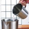 1500ml Measuring Cup, Stainless Steel Measuring Cup with Clear Scale, Metal Liquid Measuring Cup, Reusable Measuring Jug with Handle, Multifunction Measure Cup for Kitchen Cooking Baking view 3