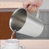 1500ml Measuring Cup, Stainless Steel Measuring Cup with Clear Scale, Metal Liquid Measuring Cup, Reusable Measuring Jug with Handle, Multifunction Measure Cup for Kitchen Cooking Baking view 4