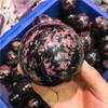 AtkitS Natural Pink Stone Ball Crystal Home Decoration (Size : 6cm) view 4