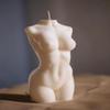 3D Body Mold, Woman Body mold, female body mold big size, naked body mold, Women Torso silicone candle mold (9,5 cm 3.75") view 3