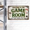 Game Room Sign Green Game Room Dcor Gaming Room Family Room Bar Man Cave Poker Room Dcor Game Room Wall Art Poker Dcor 108122001102 view 2