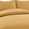 Lush Decor Ava Diamond Cotton Quilt California King Size 3 Piece Set King/California King Mustard - Yellow Bedding Set California King Quilt - Fall Quilts view 3