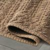 French Connection Nellore Bathroom Rugs, Woven and Beaded Bathroom Mats, Durable Bath Rugs, Thick Bath Mats for Bathroom and Shower Rugs, 26" x 49", Taupe view 3