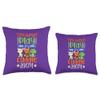 Babysitting and childcare designs Tiny Human Play and Cuddle Agent-Babysitter Throw Pillow, 16x16, Multicolor view 3