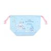 SANRIO Cinnamoroll Lunch Drawstring Bag - Blue, Reusable Lunch Bag - 3 Compartments, Leak Resistant, Stackable, Airtight view 1