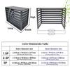 Air Conditioner Fence Screen Condensing Unit Protective Cover, Water Proof Dustproof Heavy Duty Window Ac Rack,aluminum Outdoor Privacy Ac Covers, Flower Stand ( Color : Gray , Size : 110x60x80cm ) view 2