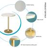 Modern Bar Table, Kitchen Dining Table Round Pub Table Dining Room Home Kitchen Table Bar Marble Top Table Tall Table (Table Height Optional) (Size : 55x75cm) view 4