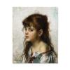 PY3H69 Reproduction Print on Canvas. Young Girl. Famous wall art. Canvas Wall Art Landscape Pictures for Living room Decor 60x72cm-23.6x28in Only Canvas view 1