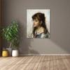 PY3H69 Reproduction Print on Canvas. Young Girl. Famous wall art. Canvas Wall Art Landscape Pictures for Living room Decor 60x72cm-23.6x28in Only Canvas view 3