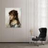 PY3H69 Reproduction Print on Canvas. Young Girl. Famous wall art. Canvas Wall Art Landscape Pictures for Living room Decor 60x72cm-23.6x28in Only Canvas view 4