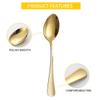 20 Piece Gold Silverware Flatware Set for 4 Checkered Handle Cutlery Set Include Fork Knife Spoon Exquisite Ergonomic Wedding Banquet Formal Occasions Everyday Household Best Gift Combo view 4
