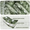 BEDIFANY Quilts Queen Size, Reversible Lightweight Bedspread with Boho Geometry Printed, Bed Spread Coverlet Sets for Bed Decoration, All-Season Queen Quilt Bedding Set (90 * 98 in), 3 Pieces - Green view 4