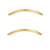PILYON Kids Drawer Pulls 2Pack Gold Pure Copper Hardware Handle Drawer Brass Handle Chinese Furniture Wardrobe Door Handle Type A Length 187 Hole Pitch 160mm view 1