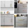 PILYON Kids Drawer Pulls 2Pack Gold Pure Copper Hardware Handle Drawer Brass Handle Chinese Furniture Wardrobe Door Handle Type A Length 187 Hole Pitch 160mm view 3
