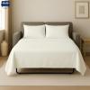 Cottingon 4 PC's Sleeper Sofa Twin Sheets, 100% Brushed Microfiber Couch Sheets, Easily Fits Upto 6" Deep Pull Out Bed Matrress 35" X 74", Ivory view 2