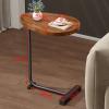 LXURY C Shaped Side Table for Couch, C Side Tables Living Room, Modern C Table, Suitable for Living Room and Bedroom view 2