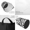 Black & White Big Dot Round Waterproof Oxford Fabric Large Clothes Basket Laundry Hamper With Handles,Toy Storage view 4