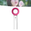 Handheld Bladeless Fan, Portable Air Conditioning Blower, Mini Eyelash Fan Dryer, USB Rechargeable 2000mAh Cooling Safe Eyelash Dryer Fan for Salon(White) view 3