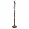 ELZEM Coat Rack Stand, Freestanding Coat Tree with Round Base and 8 Hooks, Easy Assembly Wooden Coat Hanger, Clothes Rack for Hallway Entryway, Living Room, Bedroom A view 1