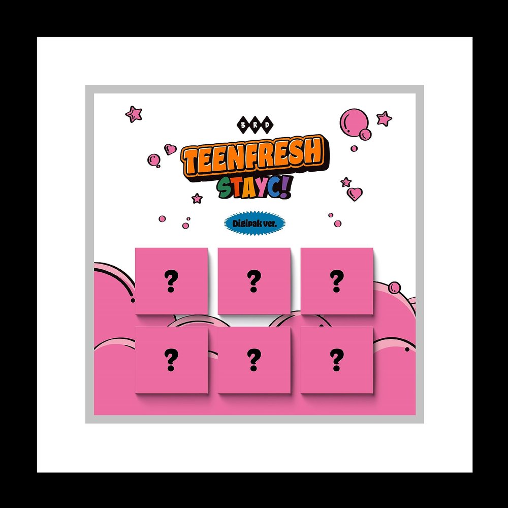 STAYC TEENFRESH 3rd Mini Album Digipack 6 Version SET CD+12p PhotoBook+2p PhotoCard+Tracking Sealed