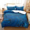 Classic Black White Comforter Cover Set with Gold Glitter Full Size Abstract Marble Print Bedding Duvet Set Boys Girls Teens Adult Bedroom Decor Quilt Cover Set with 2Pillowcase view 4