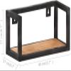 Wall Shelves 2 pcs,Wall Shelves,Picture Ledge Shelf,Picture Ledge Shelf,Floating Bookshelves,Kitchen Shelf Decor,for Home Decoration, Bedrooms, Office, Living Room,15.7" Solid Acacia Wood view 2