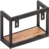 Wall Shelves 2 pcs,Wall Shelves,Picture Ledge Shelf,Picture Ledge Shelf,Floating Bookshelves,Kitchen Shelf Decor,for Home Decoration, Bedrooms, Office, Living Room,15.7" Solid Acacia Wood view 4
