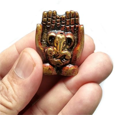ASHIRWAD Brass Lord Ganesha Idol Statue for Home Hindu God Ganpati Bappa Vinayaka Pital Metal Murti AE0001-34 (Ganesh-34)