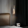 ROilin Bedroom Bedside Chandeliers/Modern Light Luxury Hanging Lamp/Simple Dining Room Bar Window Pendant Light/Full Copper Crystal Lighting Fixture (E14*1) view 3
