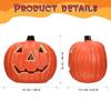 STOBOK Pumpkin Lantern Halloween Light 8.27X6.3X7.87 Inch Led Jack O Lantern Battery Operated Pumpkin Light Decoration for Indoor Outdoor Halloween Party Home view 2