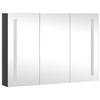 BUKSCYJS Led Bathroom Mirror,Modern Wall Mounted Cabinet, Fashion Medicine Cabinet Suitable for Bathroom, Living Room, Bedroom, Entrance Hall, Cabinet 35"X5.5"X24.4" view 3