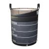 Cinema Movie Clapboard And Popcorn Round Waterproof Oxford Fabric Large Clothes Basket Laundry Hamper With Handles,Toy Storage view 1