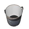 Cinema Movie Clapboard And Popcorn Round Waterproof Oxford Fabric Large Clothes Basket Laundry Hamper With Handles,Toy Storage view 3